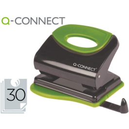 Q-connect Taladrador kf00996 Metálico con Empuñadura de Caucho, Capacidad 30 Hojas Precio: 16.50000044. SKU: B1EKKKPFJQ