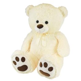 Peluche Oso Crema con Lazo +/- 100 cm - PLANET PLUCH - Gran oso crema de 1 metro, irresistiblemente suave. Precio: 78.49999993. SKU: B1K45ARYZ4