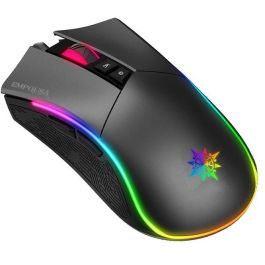 INCA IMG-GT19 Ratón Gaming 4800 DPI, RGB, 7 Botones, USB, Negro