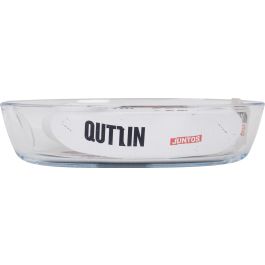 Fuente de vidrio oval Quttin 20.6x13.6 cm 700 cc (6 Unidades)
