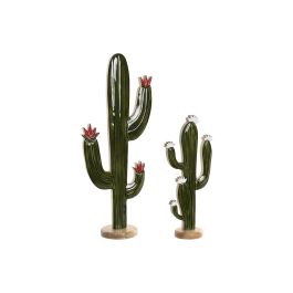 DKD Home Decor Set de 2 Decoracion Tropical Verde Rojo 13 x 60 x 22 cm Precio: 74.50000008. SKU: B1E9QTTFQ6