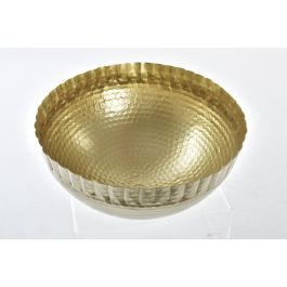 DKD Home Decor Centro de Mesa Glam de Hierro Dorado 30 x 15 x 30 cm (4 Unidades)