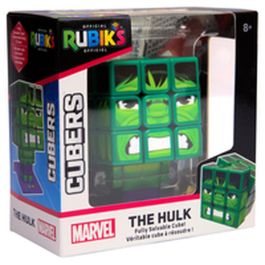 Marvel AUC1737221998345 Cubo de Rubik 3x3 Hulk 8 años
