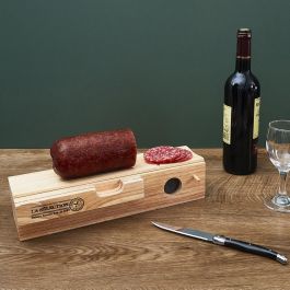 Cook Concept Industriel Caja/Tabla Embutido con Cuchillo 33x8,5x8 cm