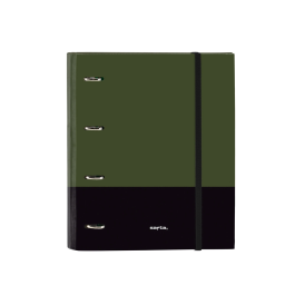 Carpeta de anillas Safta Dark forest Negro Verde 27 x 32 x 3.5 cm Precio: 8.94999974. SKU: B12HVDASSM