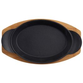 Dangrill Plato Oval Hierro 15x22cm Con Bandeja Bambú Precio: 22.99. SKU: B12TX8FF4K