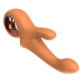 Vibrador Doble Estimulación Dream Toys Glam Naranja Vibrador Doble Estimulación Dream Toys Glam Naranja