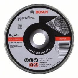 Bosch Disco de corte recto para Inox Rapido 125x1mm Precio: 29.49999965. SKU: B16SCYGLQS