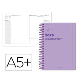 Antartik Agenda Manifest A5+ Día Página Morado Papel 80g FSC Precio: 32.5127. SKU: B142PA8JCT