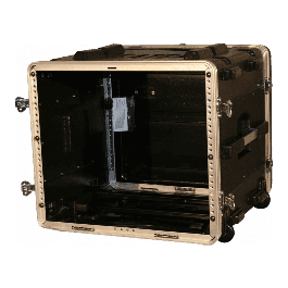 GATOR GR8 Rack Flight 19" con Ruedas - 8 Unidades