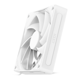 NZXT RF-Q12SF-W2 Ventilador para Ordenador de 12 cm, Rodamiento Dinámico Fluido, 1700 RPM, Blanco