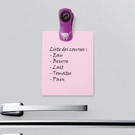 Je cherche une Idee Juego de 3 Pinzas Magnéticas para Nevera para Mensajes y Fotos