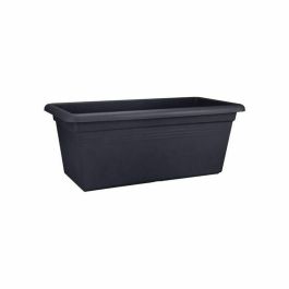 Elho Jardiniere Green Basics 60 Maceta Exterior XXL Negro 29.5 x 59.2 x 27.7 cm
