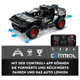 LEGO 42160 Audi RS Q e-tron Coche de Rally Teledirigido Modelo Todoterreno Dakar