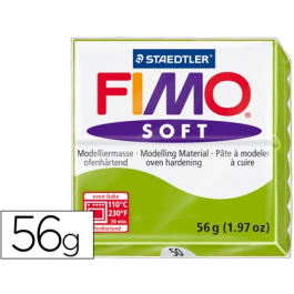 Staedtler Pasta de modelar Fimo Soft 57 gr Verde manzana Precio: 2.6899994. SKU: B1EQWH5XR7