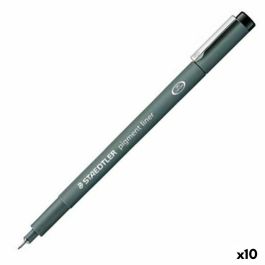 Rotuladores Staedtler Pigment Line Negro (10 Unidades)