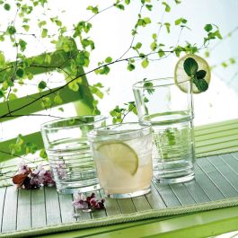 Arcoroc Caja 6 Vasos Bajos Vidrio Spirale Transparente 25 cL