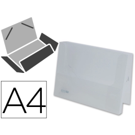 Liderpapel 36934 Carpeta Portadocumentos con Gomas Polipropileno Din A4 Transparente Lomo 25 mm Precio: 3.88999996. SKU: B1E4EGHJSK