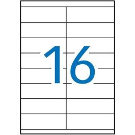 Apli Etiquetas Adhesivas 105x35 mm Inkjet-Láser C-Rectos 16 X 100H Blanco Precio: 17.89000004. SKU: BIX1287