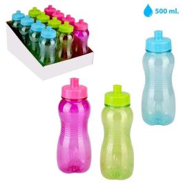 Botella pastico agua 500 ml. - modelos surtidos Botella pastico agua 500 ml. - modelos surtidos