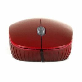 NGS Ratón Óptico FlameRed con Cable, 1000 dpi, USB, 3 Botones, Scroll Vertical, Ergonomía Ambidiestra, Color Rojo