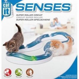 Catit 50736 Juguete para gatos Senses 2.0 Super Roller Circuit - Circuito de juego con pelota