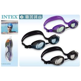 Intex Gafas de Natación de Silicona Antivaho para Niños (+8 Años) - 3 Colores Surtidos