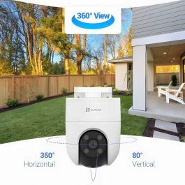 EZVIZ CS-H8C-R200-1K3KFL4GA(4MM) Cámara de Seguridad IP Exterior 4G 2304x1296 Pixeles, Inalámbrica/Alámbrica, Techo/Pared/Poste, Blanco
