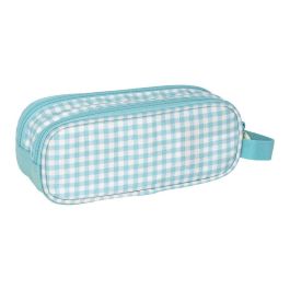 Estuche Escolar BlackFit8 Fly with me Blanco Azul cielo 21 x 8 x 6 cm Estuche Escolar BlackFit8 Fly with me Blanco Azul cielo 21 x 8 x 6 cm