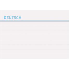 Herlitz Karteikarte A8 Vokabeln liniert weiß Bl.Engel 100er