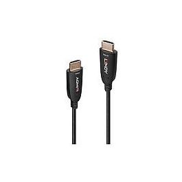LINDY 38511 Cable HDMI Híbrido de Fibra Óptica 15m para 8K@60Hz y 48Gbps, Versión 2.1, Negro Precio: 111.90000019. SKU: B1B4SV4S7X