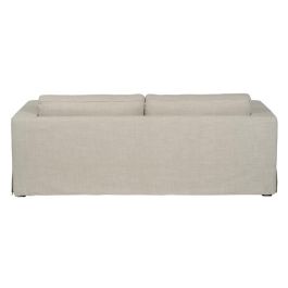 Sofá 3 Plazas Beige Tejido Siena 222 X 95 X 80 cm