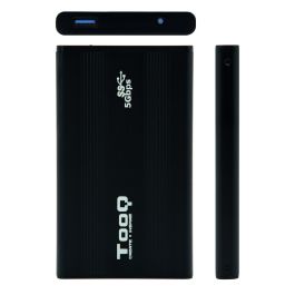 TooQ TQE-2524B Caja Externa para Disco Duro 2.5" USB 3.1 Gen 1 (5 Gbps) 4TB SATA III UASP Aluminio Negro TooQ TQE-2524B Caja Externa para Disco Duro 2.5" USB 3.1 Gen 1 (5 Gbps) 4TB SATA III UASP Aluminio Negro