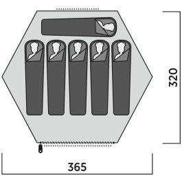 Easy Camp Tienda Kuppelzelt Sandland Yurt para 6 personas color arena modelo 2025
