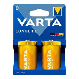 Pila alcalina longlife d - lr20 (blister cartón 2 unidades) ø34,2 x 61,5 mm Precio: 3.88999996. SKU: B166Q7HYDW