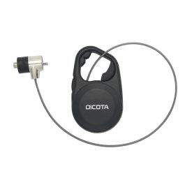 DICOTA Security Cable T-Lock Retráctil con Llave para Ranura 3x7mm