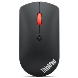 Lenovo ThinkPad Bluetooth Silent Mouse, Inalámbrico, Silencioso, 2400 DPI Ajustable, Bluetooth 5.0, Multi-Dispositivo, Sensor Óptico, Negro