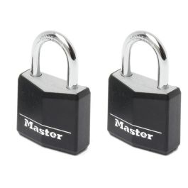 MASTERLOCK Lote de 2 candados de aluminio Cubierta de vinilo de 30 mm Precio: 25.99000019. SKU: B19AKD52XV