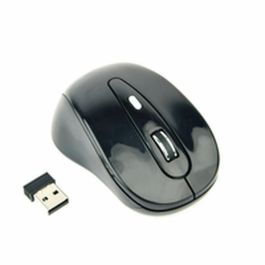 Gembird MUSW-6B-01 Ratón RF Inalámbrico Óptico 1600 DPI, Mano Derecha para Oficina, 6 Botones Negro/Gris