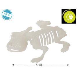 Rana Esqueleto Decoración Halloween, Brilla en la Oscuridad, Plástico, Diseño Detallado y Realista para Ambientes Tenebrosos Precio: 1.49999949. SKU: B17JJHPR7P