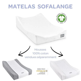 Beaba Cambiador Inclinado SOFALANGE Patentado Fabricado en Francia Materiales Saludables Oekotex Clase 1