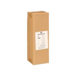 Giftdecor Jarrón Cilíndrico Transparente de Acrílico con 12 cm de Diámetro y 40 cm de Alto (12 Unidades)