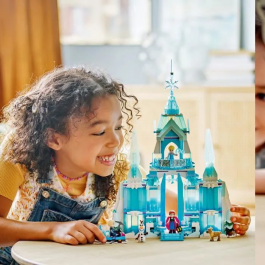 Lego Disney 43244 Palacio de Hielo de Elsa, Juguete de Construcción para Niños y Fans de Frozen