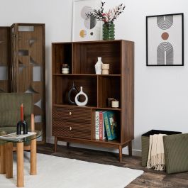 Home Deco Factory Librería Tiffany - Maderas Varias