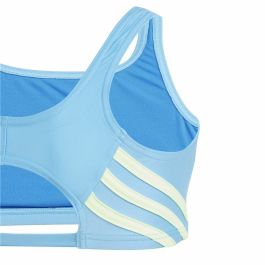 Bikini-Braga Para Niñas Adidas 3 Bandas Azul