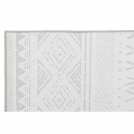 Alfombra DKD Home Decor Gris Blanco Ikat (120 x 180 x 0,4 cm)