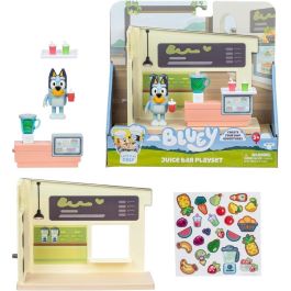 Moose 18920 Mini Playset Bluey Tienda de Zumos con Figura Articulada y Accesorios para Niños +3 Años