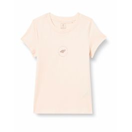 Camiseta de Manga Corta Infantil 4F F0817 Crema