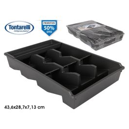 Bella Organizador de Cubiertos con Bandeja 43.6 x 28.7 x 7.13 cm (6 Unidades)