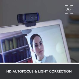 Logitech C920s Webcam HD Pro para Videoconferencias y Streaming, con Autoenfoque, Micrófonos Duales, RightLight 2 y Obturador de Privacidad